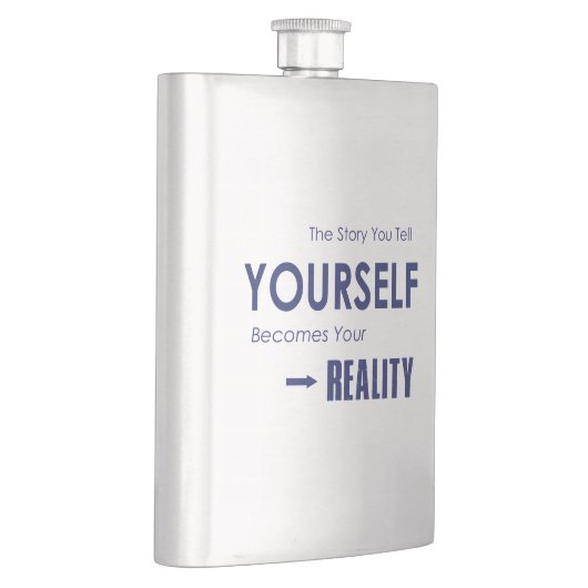Het verhaal dat je jezelf vertelt wordt je realite flacon (Rechts)