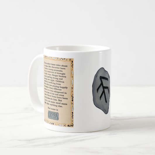 Het verhaal koffiemok (Voorkant links)