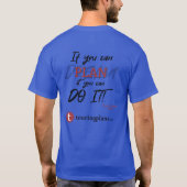 Het verhaal komt uit een lievig thema t-shirt (Achterkant)