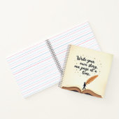 Het verhaal ontvouwt zich notitieboek (Binnen)