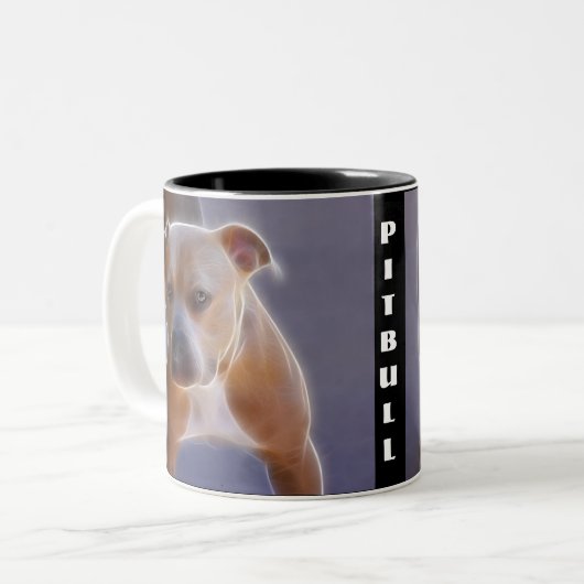 Het verhaal tweekleurige koffiemok (Voorkant links)