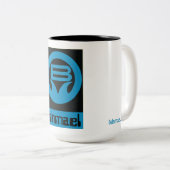 Het verhaal van B - Daniel Quinn Tweekleurige Koffiemok (Voorkant rechts)