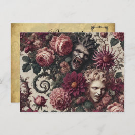 Het verhaal van Blood - Gothic Victoriaans Feestdagenkaart