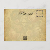 Het verhaal van Blood - Gothic Victoriaans Feestdagenkaart (Achterkant)