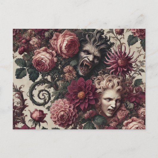 Het verhaal van Blood - Gothic Victoriaans Feestdagenkaart (Voorkant)