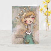 Het Verhaal van Cinderella - Wenskaart Kaart (Gele Bloem)