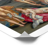 Het verhaal van Cupid en Psyche (olie op het panee Poster (Hoek)