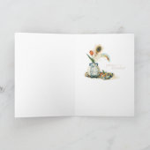 Het Verhaal van de bedtijd op de Vooravond van Feestdagen Kaart (Binnen)