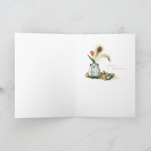 Het Verhaal van de bedtijd op de Vooravond van Feestdagen Kaart (Binnen)