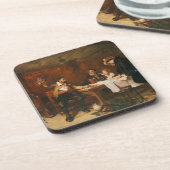 Het verhaal van de Buccaneer (olie op canvas) Onderzetter (Linkerzijde)