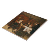 Het verhaal van de Buccaneer (olie op canvas) Tegeltje (Zijkant)