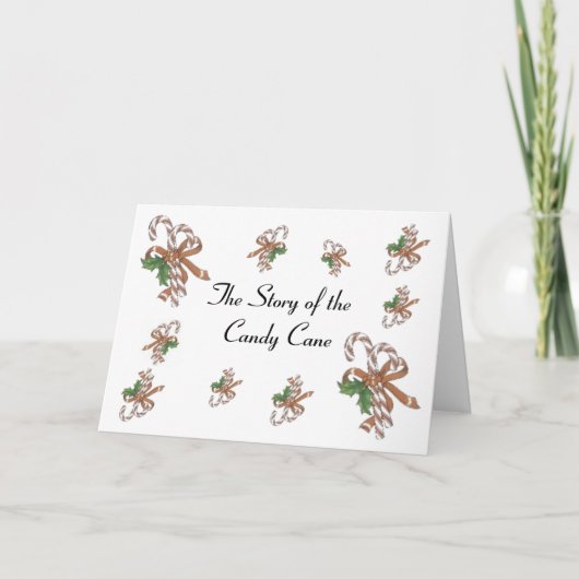 Het verhaal van de Candy Cane Kaart (Voorkant)