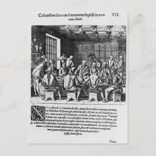 Het verhaal van de eieren van Christoffel Columbus Briefkaart (Voorkant)
