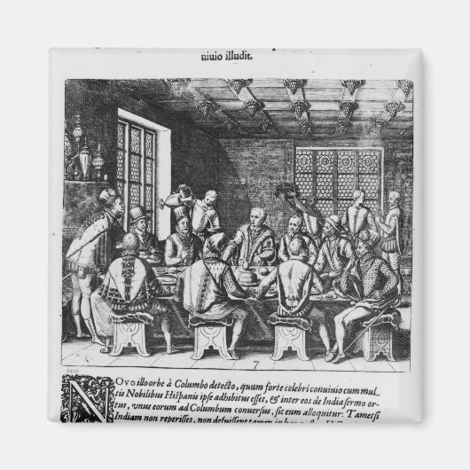 Het verhaal van de eieren van Christoffel Columbus Magneet (Voorkant)