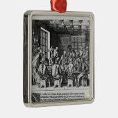 Het verhaal van de eieren van Christoffel Columbus Metalen Ornament (Rechts)