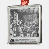 Het verhaal van de eieren van Christoffel Columbus Metalen Ornament (Links)