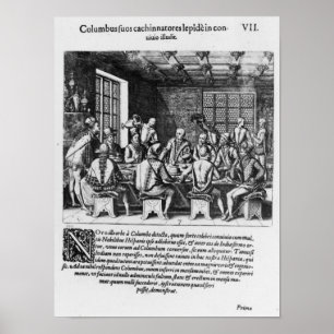 Het verhaal van de eieren van Christoffel Columbus Poster