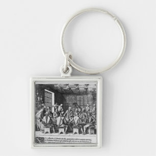 Het verhaal van de eieren van Christoffel Columbus Sleutelhanger