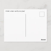 Het verhaal van de Inconstante Prins sprookje Briefkaart (Achterkant)