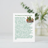 Het verhaal van de kerstboom feestdagenkaart (Staand voorkant)