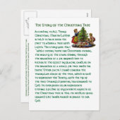 Het verhaal van de kerstboom feestdagenkaart (Voorkant / Achterkant)