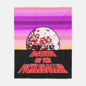 Het verhaal van de Pickleballer Halloween Horror Z Fleece Deken (Voorkant)