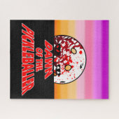 Het verhaal van de Pickleballer Halloween Horror Z Legpuzzel (Horizontaal)