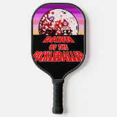 Het verhaal van de Pickleballer Halloween Horror Z Pickleball Paddle (Achterkant)