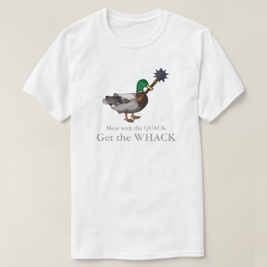 Het verhaal van de Quack Get the Whack T-shirt (Design voorkant)