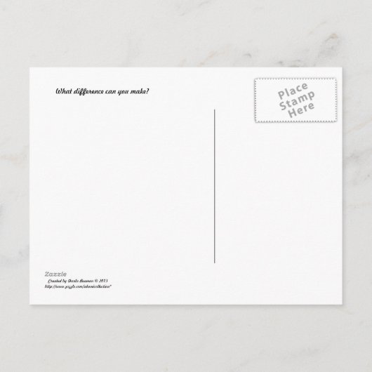 Het verhaal van de stervis aankondigingskaart (Achterkant)