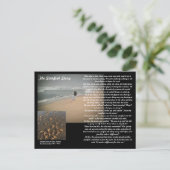 Het verhaal van de stervis aankondigingskaart (Staand voorkant)