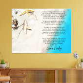 Het verhaal van de stervis canvas afdruk (Insitu (Woonkamer))