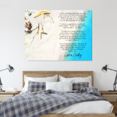 Het verhaal van de stervis canvas afdruk (Insitu (Slaapkamer))