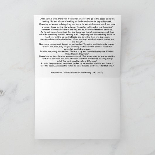 Het verhaal van de stervis kaart (Binnen)