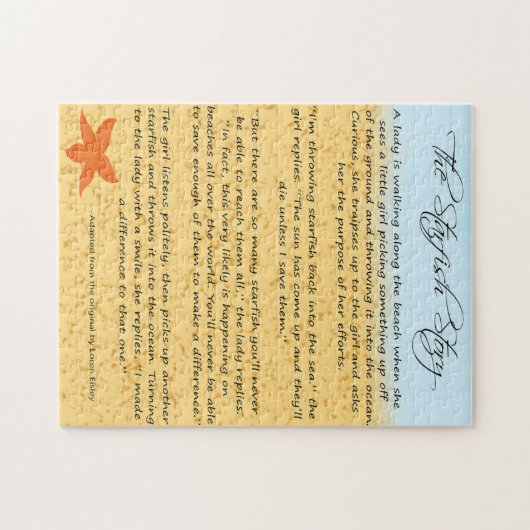 Het verhaal van de stervis legpuzzel (Horizontaal)