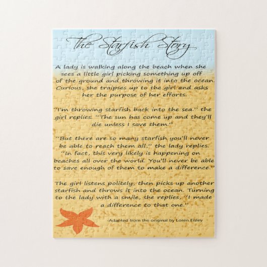 Het verhaal van de stervis legpuzzel (Verticaal)