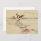 Het  verhaal van de waterbaby's briefkaart (Voorkant / Achterkant)