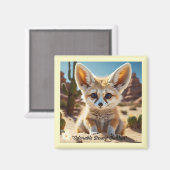 Het verhaal van Desert Fox Vibes Magneet (Voorkant / Achterkant)