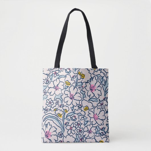 Het verhaal van een bloem in volle bloei tote bag (Voorkant)