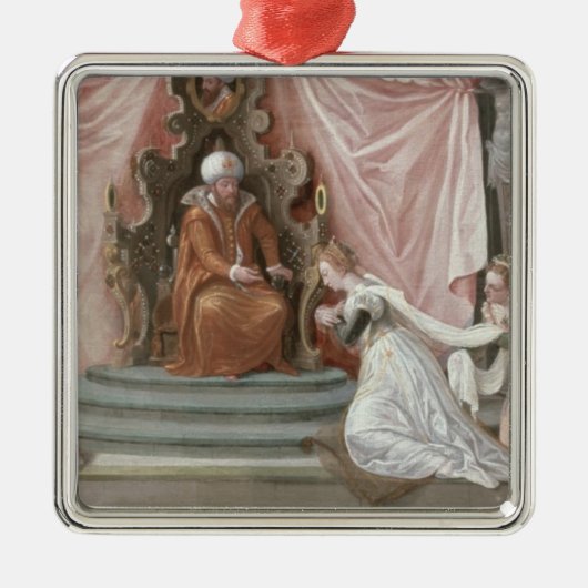 Het verhaal van Esther Metalen Ornament (Voorkant)