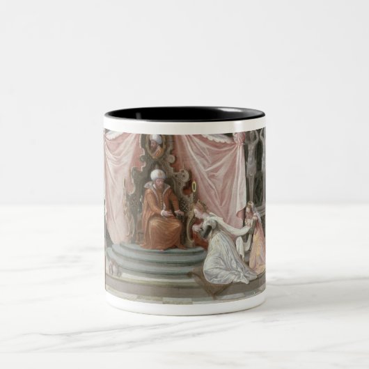 Het verhaal van Esther Tweekleurige Koffiemok (Center)