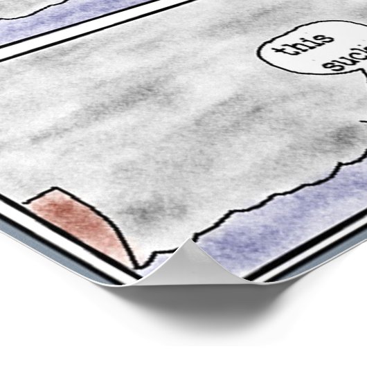 het verhaal van het man overboord poster (Hoek)