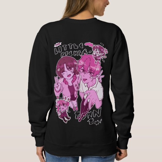 Het verhaal van Io en Milo Little Pickle Town (Bla Trui (Achterkant)