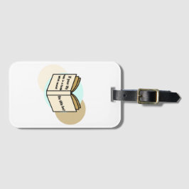 Het verhaal van je leven bagagelabel