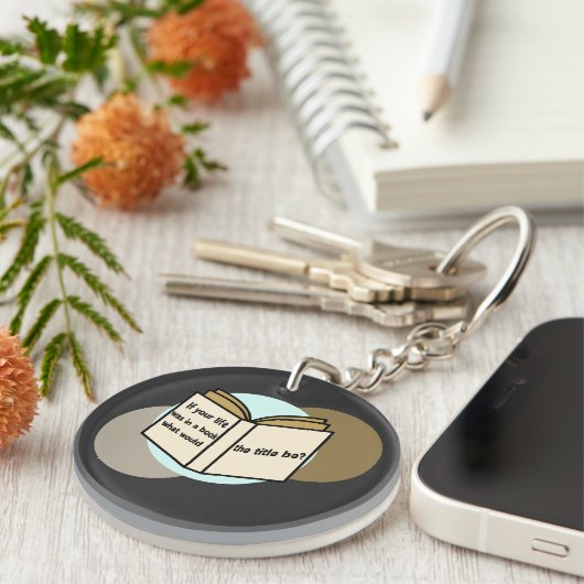 Het verhaal van je leven sleutelhanger (Voorkant Rechts)