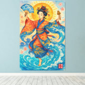 Het verhaal van Kijimuna-hime Canvas Afdruk (Insitu (Houten vloer))