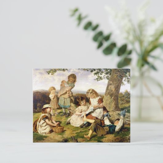 "Het verhaal van kinderen" Briefkaart (Staand voorkant)