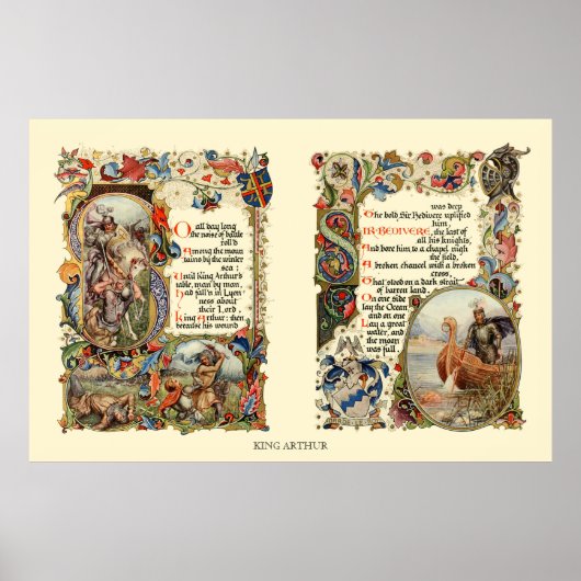 Het verhaal van koning Arthur Poster (Voorkant)