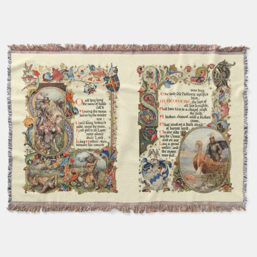 Het verhaal van koning Arthur Rugs Deken (Voorkant)