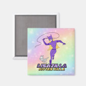 Het verhaal van Lisazilla Kitten Killa Magnet (Voorkant / Achterkant)